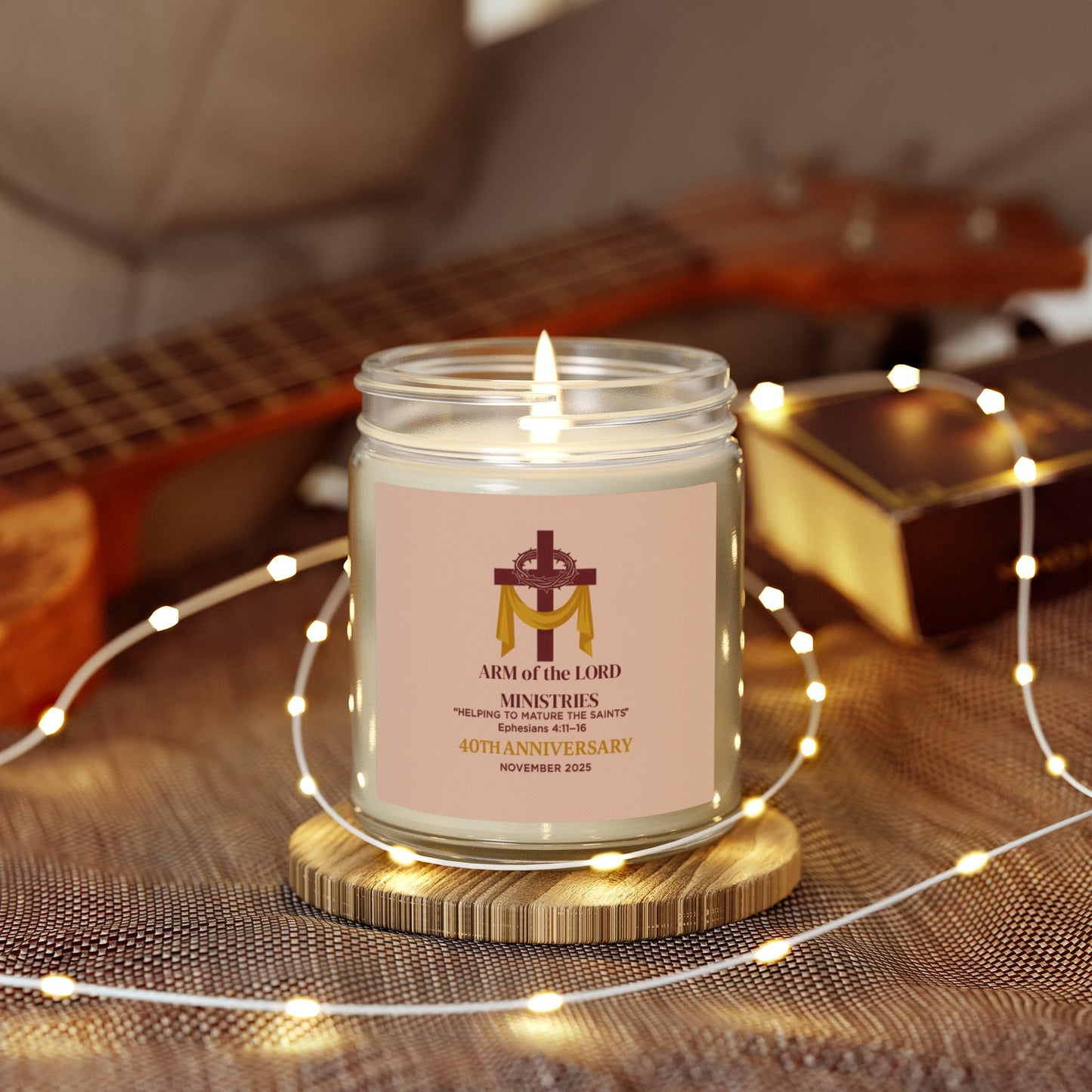 40th Anniversary Commemorative Scented Candle