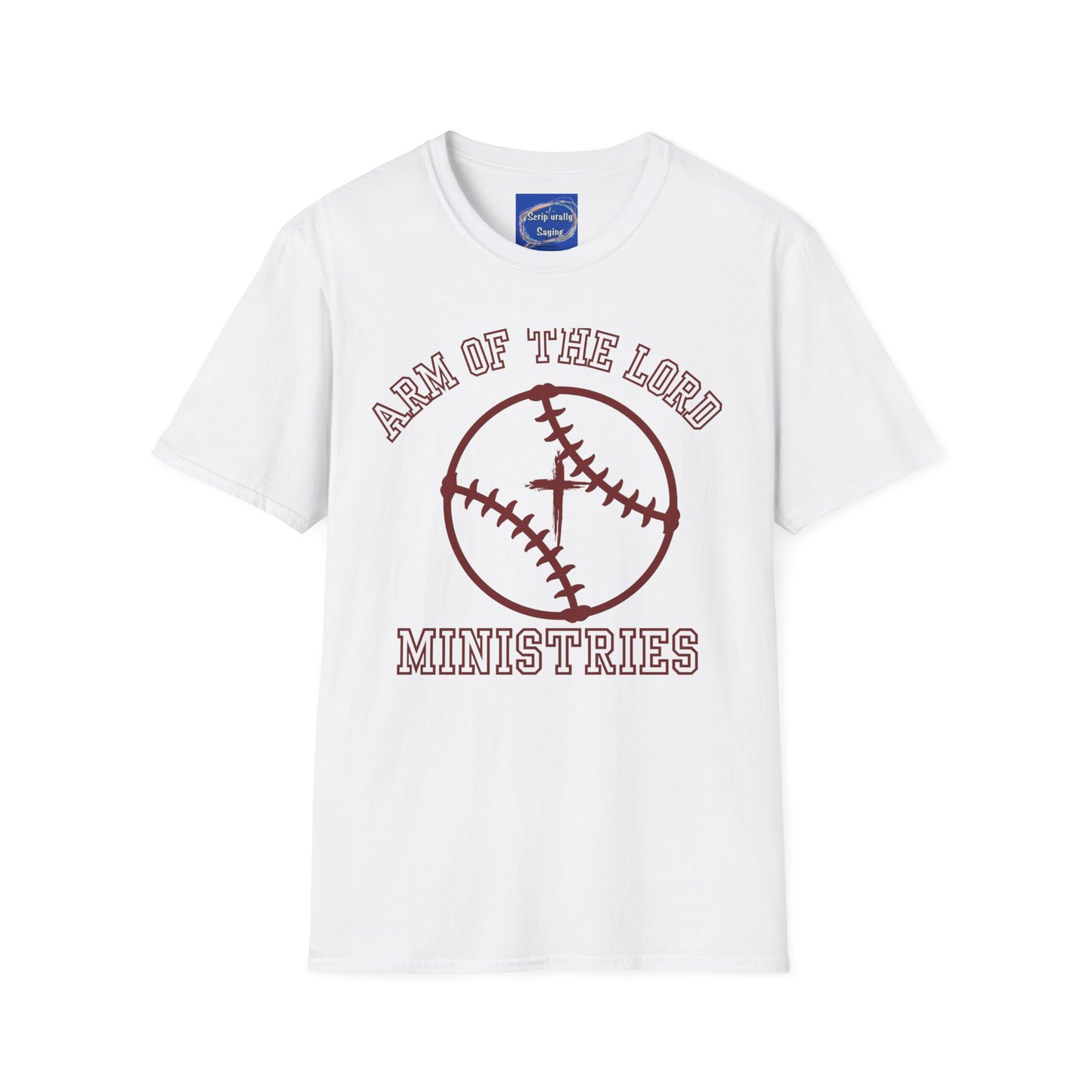 Baseball Faith T-Shirt, Sports Shirt, Christian Apparel, Youth Baseball Tee, Gift for Team Players, Ministry Merchandise