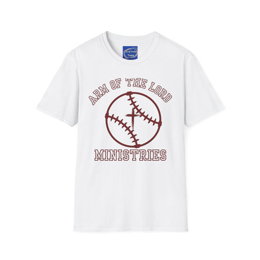 Baseball Faith T-Shirt, Sports Shirt, Christian Apparel, Youth Baseball Tee, Gift for Team Players, Ministry Merchandise