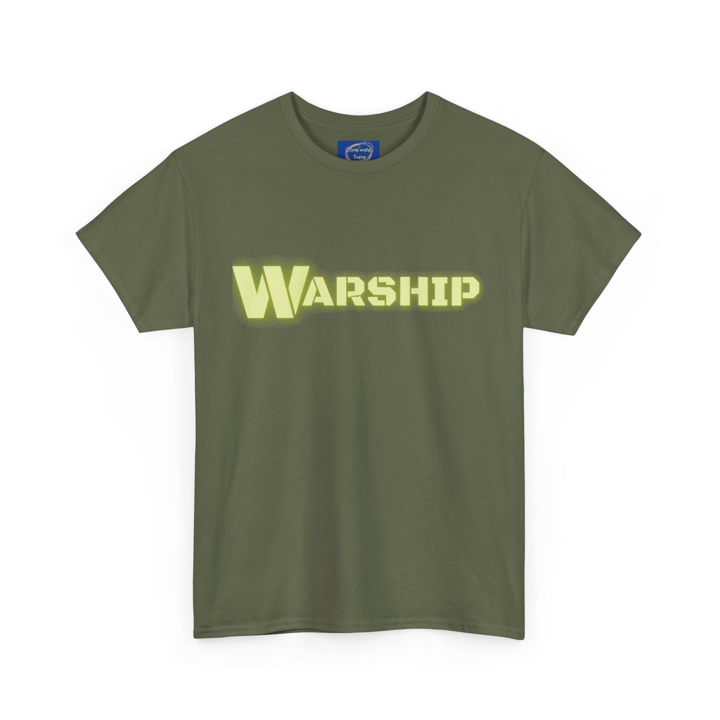 Unisex Heavy Cotton Tee - Stylish WARSHIP Design for Everyday Casual Wear