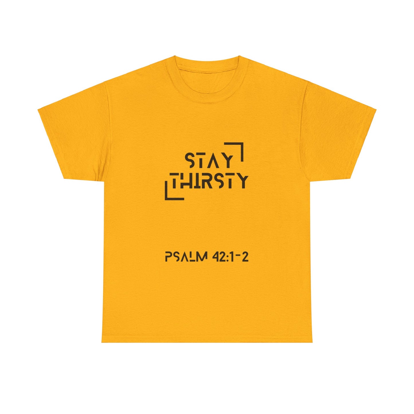 "Stay Thirsty" T-Shirt (Black)