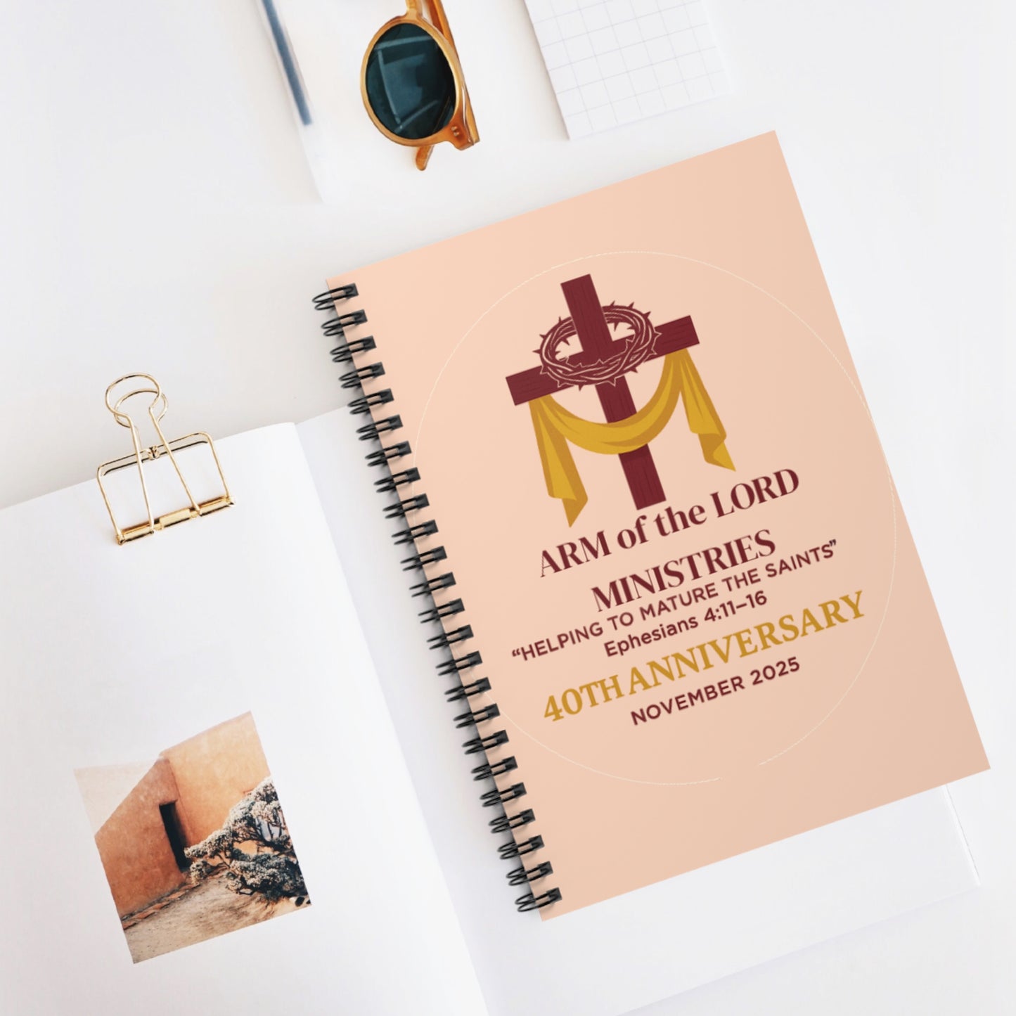 40th Anniversary Commemorative Spiral Notebook