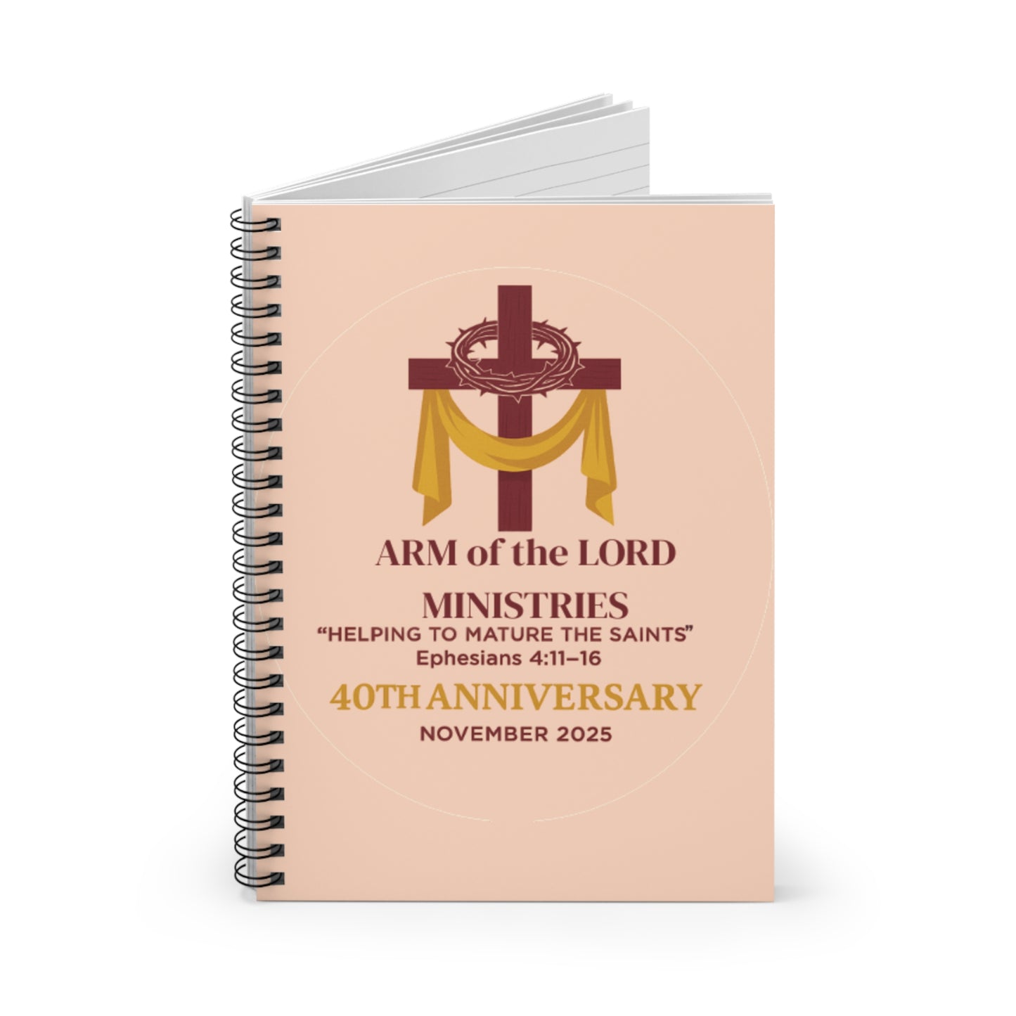 40th Anniversary Commemorative Spiral Notebook