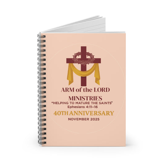 40th Anniversary Commemorative Spiral Notebook