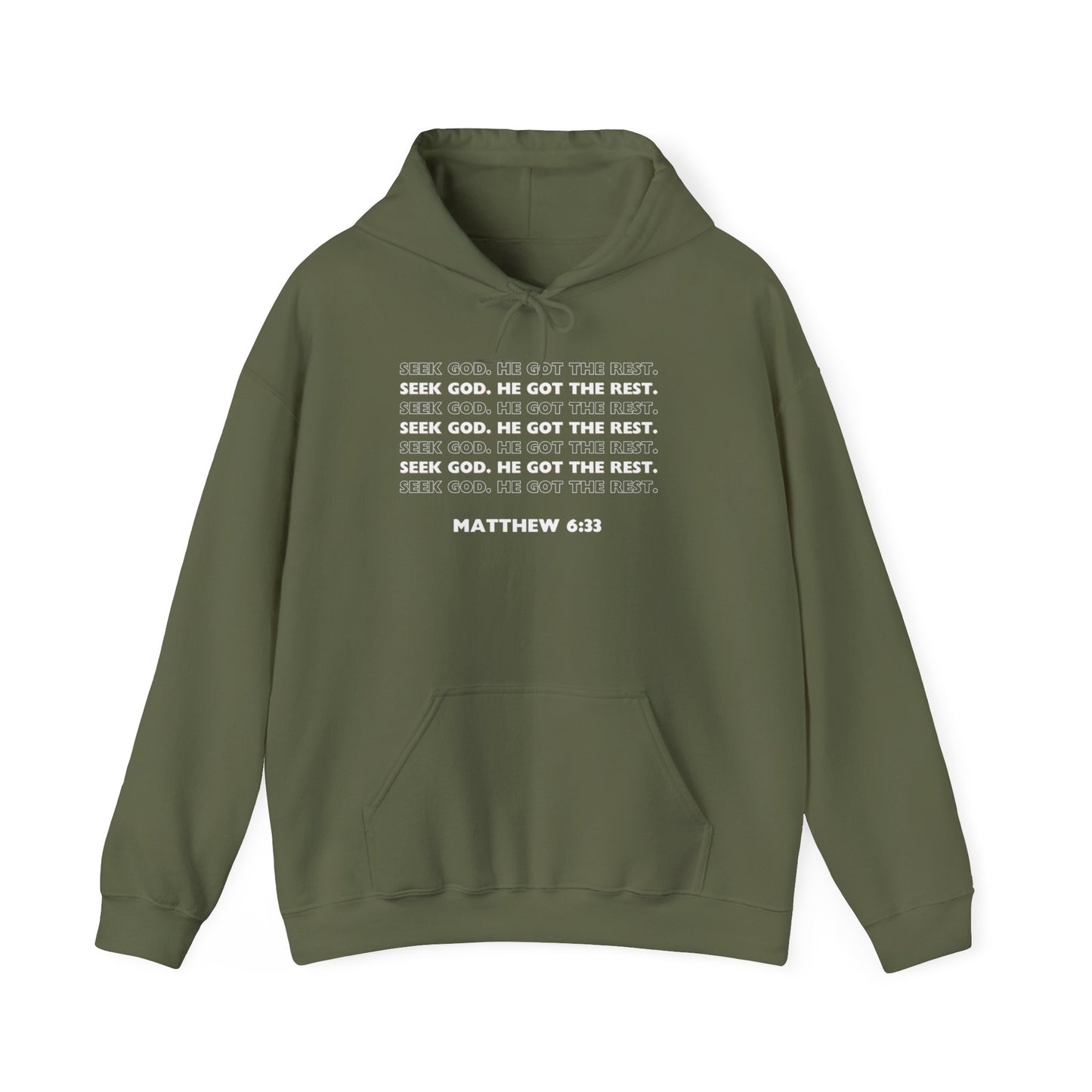 “Seek God. He Got the Rest.” Hoodie