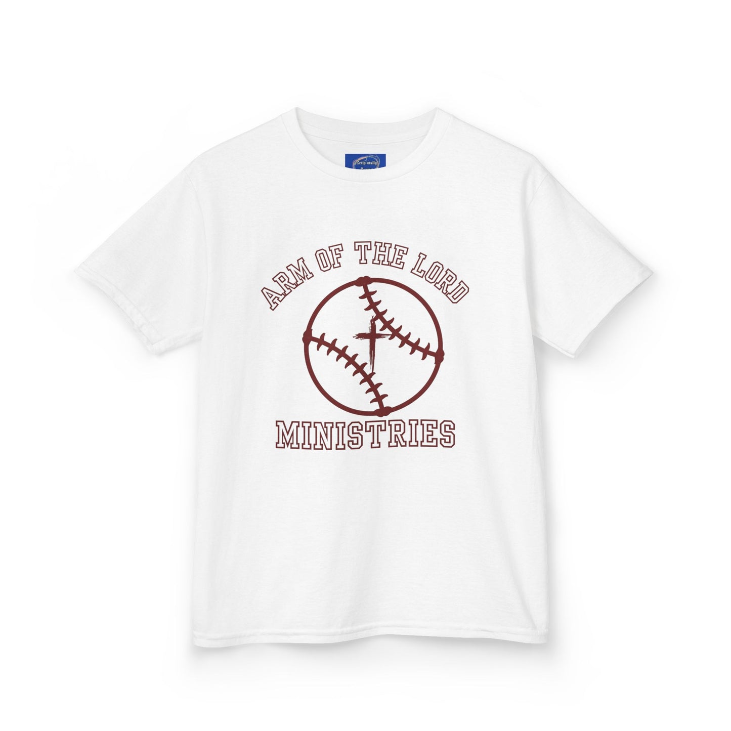Youth Baseball Ministry Tee, Kids Sports Shirt, Christian Youth Apparel, Team Spirit Shirt, Gifts for Young Athletes